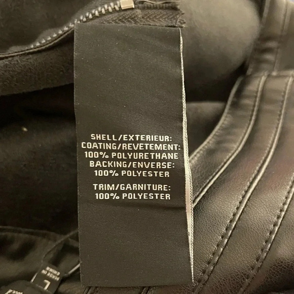 7 For All Mankind FAUX LEATHER HIGH RISE ANKLE TROUSER IN BLACK quite luxury - Picture 10 of 11